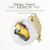 imageSpode Kit Kemp Christmas Ornament  Doodles Cruising Bauble Porcelain Handcrafted Festive Charm Unique Holiday Ornaments with Whimsical Design Collectible Keepsake Holiday Decoration for GiftingChristmas Cruising