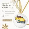 imageSpode Kit Kemp Christmas Ornament  Doodles Cruising Bauble Porcelain Handcrafted Festive Charm Unique Holiday Ornaments with Whimsical Design Collectible Keepsake Holiday Decoration for GiftingChristmas Cruising