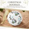 imageSpode Kit Kemp Christmas Ornament  Doodles Cruising Bauble Porcelain Handcrafted Festive Charm Unique Holiday Ornaments with Whimsical Design Collectible Keepsake Holiday Decoration for GiftingPsycho Sprig