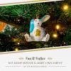 imageSpode Kit Kemp Christmas Ornament  Tiffany Pooch  3quot  Porcelain  Handcrafted Festive Charm  Perfect for Holiday Decorating  Collectible Keepsake for Years to ComeRabbit