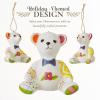 imageSpode Kit Kemp Christmas Ornament  Tiffany Pooch  3quot  Porcelain  Handcrafted Festive Charm  Perfect for Holiday Decorating  Collectible Keepsake for Years to ComeBear