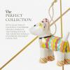 imageSpode Kit Kemp Christmas Ornament  Tiffany Pooch  3quot  Porcelain  Handcrafted Festive Charm  Perfect for Holiday Decorating  Collectible Keepsake for Years to ComeDog