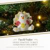 imageSpode Kit Kemp Christmas Ornament  Tiffany Pooch  3quot  Porcelain  Handcrafted Festive Charm  Perfect for Holiday Decorating  Collectible Keepsake for Years to ComeTurkey