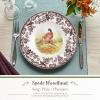 imageSpode Woodland Pheasant 9Inch Soup Bowl  Large Earthenware Bowl with Turkey Motif ampamp Flowers Border Thanksgiving Dinnerware Microwave and Dishwasher Safe  Ideal for Soup Salad PastaPheasant