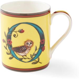 imageSpode Kit Kemp 12oz Mug in Fine China W Initial  Custom Coffee Cup for Hot Beverages Personalized Gift Idea for Her Him Friends Coffee Lovers  Stylish Letter Mug for Daily Use Dishwasher SafeLetter O