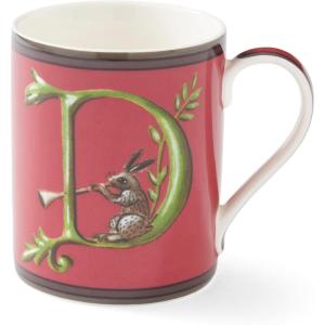 imageSpode Kit Kemp 12oz Mug in Fine China W Initial  Custom Coffee Cup for Hot Beverages Personalized Gift Idea for Her Him Friends Coffee Lovers  Stylish Letter Mug for Daily Use Dishwasher SafeLetter D