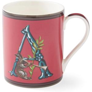 imageSpode Kit Kemp 12oz Mug in Fine China W Initial  Custom Coffee Cup for Hot Beverages Personalized Gift Idea for Her Him Friends Coffee Lovers  Stylish Letter Mug for Daily Use Dishwasher SafeLetter A