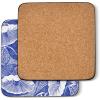 imagePimpernel Blue Room Sunflower Coasters  Set of 6 Square Cork Backed Drink Coasters with Botanical Motif  Heat ampamp Stain Resistant Surface Protectors for Blue Table Decor or Floral Inspired Settings1 H x 4 L x 4 W