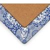 imagePimpernel Blue Room Sunflower Coasters  Set of 6 Square Cork Backed Drink Coasters with Botanical Motif  Heat ampamp Stain Resistant Surface Protectors for Blue Table Decor or Floral Inspired SettingsPlacemats