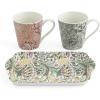 imagePimpernel Floral Porcelain Mug ampamp Tray Set  Porcelain ampamp Melamine Decorative Drinkware for Entertaining or Serving Hot Beverages  Elegant Gift for New Couples ampamp Housewarming