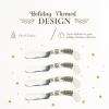 imageSpode Christmas Tree Cheese Spreaders Set of 4  475quot Stainless Steel Butter Knife with Porcelain Handle for Jam Pastry Butter Knife  Holiday Silverware ampamp Festive Kitchen Cutlery