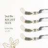 imageSpode Christmas Tree Cheese Spreaders Set of 4  475quot Stainless Steel Butter Knife with Porcelain Handle for Jam Pastry Butter Knife  Holiday Silverware ampamp Festive Kitchen Cutlery