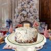 imageSpode Christmas Tree Gold Cake Stand  11quot Holiday Cake Plate for Cupcakes Cookies and Desserts  Porcelain Serving Dish with 22K Gold Accents Dishwasher Safe Christmas Tableware