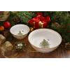 imageSpode Christmas Tree Gold Salad Plate Set of 4  8Inch Porcelain Dinner ampamp Appetizer Plate Christmas Dinnerware Microwave ampamp Dishwasher Safe Festive Collectible Seasonal Dining PlateChristmas Tree Bowl  Small