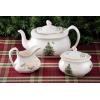 imageSpode Christmas Tree Gold Salad Plate Set of 4  8Inch Porcelain Dinner ampamp Appetizer Plate Christmas Dinnerware Microwave ampamp Dishwasher Safe Festive Collectible Seasonal Dining PlateChristmas Tree Gold Teapot