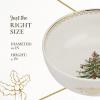 imageSpode Christmas Tree Gold Salad Plate Set of 4  8Inch Porcelain Dinner ampamp Appetizer Plate Christmas Dinnerware Microwave ampamp Dishwasher Safe Festive Collectible Seasonal Dining PlateChristmas Tree Bowl  Large
