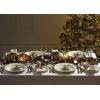 imageSpode Christmas Tree Platter  14Inch TreeShaped Serving Plate Fine Earthenware Holiday Tableware  Festive Party Server Seasonal Decor ampamp Collectible Gift  Christmas DinnerwareChristmas Tree Sculpted Square Dish