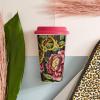 imageSpode Creatures of Curiosity 10oz Travel Mug  Dark Floral Porcelain Tumbler with Silicone Lid for Coffee Tea Water  Victorian Style Drinkware for SchoolWork Microwave ampamp Dishwasher Safe
