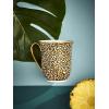 imageSpode Creatures of Curiosity 12oz Fine China Mug White Floral Pattern  Porcelain Tea ampamp Coffee Cup with 22ct Gold Handle and Rim  Elegant Vintage Inspired Drinkware Boxed for GiftingLeopard