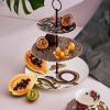 imageSpode Creatures of Curiosity Collection 3Tier Cake Stand Made of Fine China Dessert Stand Tiered Serving Trays with 3 Motifs Party Serving Trays for Fruit ampamp Pastry