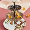 imageSpode Creatures of Curiosity Collection 3Tier Cake Stand Made of Fine China Dessert Stand Tiered Serving Trays with 3 Motifs Party Serving Trays for Fruit ampamp Pastry
