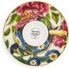 imageSpode Creatures of Curiosity Coupe Teacup ampamp Saucer Set Leopard Print  67oz Fine China Tableware with HandPainted 22ct Gold Rim ampamp Handle for Afternoon Tea Gifting or Display UseFloral