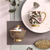 imageSpode Creatures of Curiosity Sugar Bowl with Lid  7oz Fine China Bowl with HandPainted 22Carat Gold Decal ampamp Leopard Motif  Victorian Inspired Design for Afternoon Tea or Coffee Cart Serveware