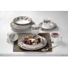 imageSpode Delamere 5 Piece Place Setting  Set Includes 1 Dinner Plate Salad Plate Bread and Butter Plate and Teacup and Saucer  Made in England from Fine Earthenware  Microwave and Dishwasher Safe