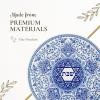 imageSpode Judaica Round Challah Tray Traditional Blue ampamp White Floral Star of David Design  Shabbat ampamp Jewish Holiday Serving Plate for Bread Pastries ampamp Fruit  115Inch Fine Porcelain Dishwasher Safe