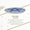 imageSpode Judaica Round Challah Tray Traditional Blue ampamp White Floral Star of David Design  Shabbat ampamp Jewish Holiday Serving Plate for Bread Pastries ampamp Fruit  115Inch Fine Porcelain Dishwasher Safe
