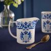 imageSpode King Charles III Coronation Commemorative Creamer Pitcher by Spode Porcelain Milk Cup for Serving Sauces Salad Dressing and Coffee Cream Dishwasher and Microwave Safe Made in England 10oz
