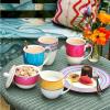 imageSpode Kit Kemp Calypso 12oz Pitcher  Vibrant Yellow  Porcelain  Dishwasher and Microwave Safe  Creamer Jug for Tea and Coffee  Fabulous Gift  Home ampamp Gathering UsePink