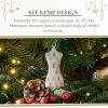 imageSpode Kit Kemp Christmas Ornament  Calypso Mannequin Porcelain Handcrafted Festive Charm Unique Holiday Ornaments with Whimsical Design Collectible Keepsake Holiday Decoration for GiftingAll Over