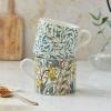 imageSpode Morris ampamp Co 12oz Mugs Set of 2 Daffodil ampamp Willow Bough  Microwave ampamp Dishwasher Safe Elegant Porcelain Drinkware for Coffee Bar or Giftable Home Kitchen Mug Set Ideal for Coffee ampamp TeaDaffodil  Willow Bough