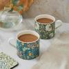 imageSpode Morris ampamp Co 12oz Mugs Set of 2 Daffodil ampamp Willow Bough  Microwave ampamp Dishwasher Safe Elegant Porcelain Drinkware for Coffee Bar or Giftable Home Kitchen Mug Set Ideal for Coffee ampamp TeaSeaweed  Pimpernel