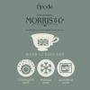 imageSpode Morris ampamp Co Standen 11Inch Dinner Plates Set of 4  Earthenware Dinnerware with Green Leaf Border Design Microwave Dishwasher Freezer Safe  Elegant Tableware Made in EnglandContemporary