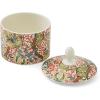 imageSpode Morris ampamp Co Sugar Bowl with Lid 10oz Porcelain Sugar Dish Featuring Golden Lily Floral Design  Microwave ampamp Dishwasher Safe for Afternoon Tea Kitchen Storage Gift Giving Coffee Bar
