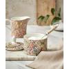 imageSpode Morris ampamp Co Sugar Bowl with Lid 10oz Porcelain Sugar Dish Featuring Golden Lily Floral Design  Microwave ampamp Dishwasher Safe for Afternoon Tea Kitchen Storage Gift Giving Coffee Bar