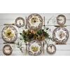 imageSpode Woodland Dinner Plate Rabbit  105 Inch  Hunting Cabin Lodge and Cottage Dcor  Made in England from Fine Earthenware  Microwave and Dishwasher SafeElk
