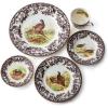 imageSpode Woodland Salad Plate 8quot Turkey Design Thanksgiving Tableware  Fine Earthenware Dishwasher ampamp Microwave Safe Classic Floral Pattern Holiday Gift for Family ampamp FriendsRed Grouse