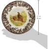 imageSpode Woodland Salad Plate 8quot Turkey Design Thanksgiving Tableware  Fine Earthenware Dishwasher ampamp Microwave Safe Classic Floral Pattern Holiday Gift for Family ampamp FriendsRed Grouse