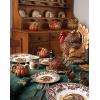 imageSpode Woodland Turkey Cranberry Dish with Slotted Spoon 8quot x 425quot  Fine Porcelain Thanksgiving Serving Dish Classic Turkey Motif Microwave ampamp Dishwasher Safe Ideal for Fall Entertaining