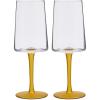 imageSpode Creatures of Curiosity Collection Gold Stem Wine Glasses Set of 2 Long Stem Ros Red and White Wine Glass 12Ounce Cup Glass Stemware with Gift Box