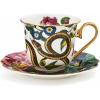 imageSpode Creatures of Curiosity Coupe Teacup ampamp Saucer Set Leopard Print  67oz Fine China Tableware with HandPainted 22ct Gold Rim ampamp Handle for Afternoon Tea Gifting or Display UseSnake