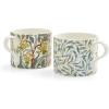 imageSpode Morris ampamp Co 12oz Mugs Set of 2 Daffodil ampamp Willow Bough  Microwave ampamp Dishwasher Safe Elegant Porcelain Drinkware for Coffee Bar or Giftable Home Kitchen Mug Set Ideal for Coffee ampamp TeaDaffodil  Willow Bough