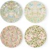 imageSpode Morris ampamp Co 8Inch Dessert Plates Set of 4  Fine Porcelain Dinnerware Ideal for High Tea ampamp Everyday Tableware  Round Plates for Appetizers ampamp Sides Dishwasher ampamp Microwave Safe