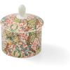 imageSpode Morris ampamp Co Sugar Bowl with Lid 10oz Porcelain Sugar Dish Featuring Golden Lily Floral Design  Microwave ampamp Dishwasher Safe for Afternoon Tea Kitchen Storage Gift Giving Coffee Bar