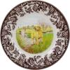 imageSpode Woodland Salad Plate 8quot Turkey Design Thanksgiving Tableware  Fine Earthenware Dishwasher ampamp Microwave Safe Classic Floral Pattern Holiday Gift for Family ampamp FriendsYellow Labrador