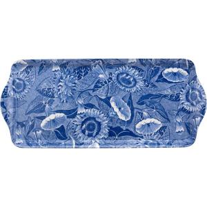 imagePimpernel Blue Room Sunflower Large Handled Tray  Rectangular Melamine Serving Tray with Blue Botanical Design ampamp Side Handles  Dishwasher Safe Platter for Snacks Drinks or Decorative Table DisplaySmall