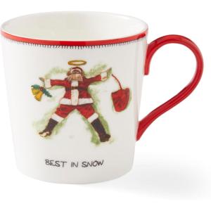 imageSpode Kit Kemp 12oz Festive Christmas Mug  Best In Snow Doodle Mug Fine China Dishwasher Safe Holiday Coffee Mug with Handle for Cocoa Tea Gifts  A Cheerful Christmas Essential